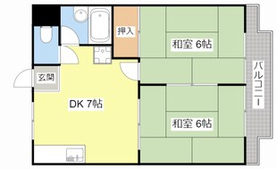 ノーサイドの物件間取画像